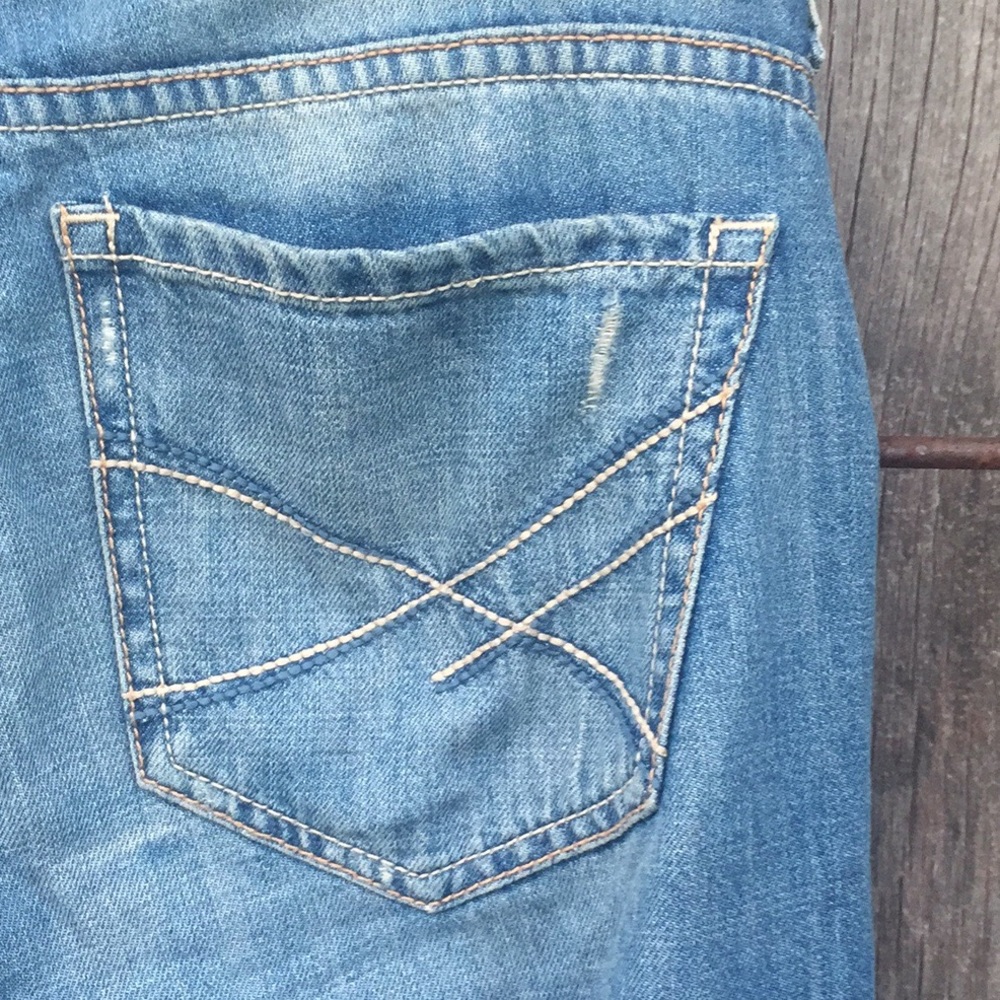 Aeropostale Cuffed Boyfriend Jeans - Size 00 Reg - Picture 4 of 5